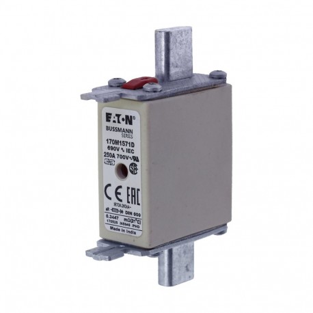 Eaton-moeller FUSE 250A 690V aR DIN 000 HSDNH EATON ELECTRIC Fuse-link, high speed, 80 A, AC 690 V, DIN 000, 21 ..