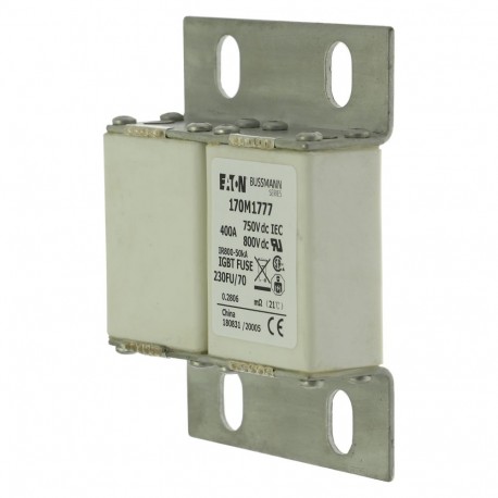 Eaton-moeller FUSE 400A 750V DC 230FU/70 AR CU EATON ELECTRIC FUSE 400A 750V DC 230FU/70 AR CU