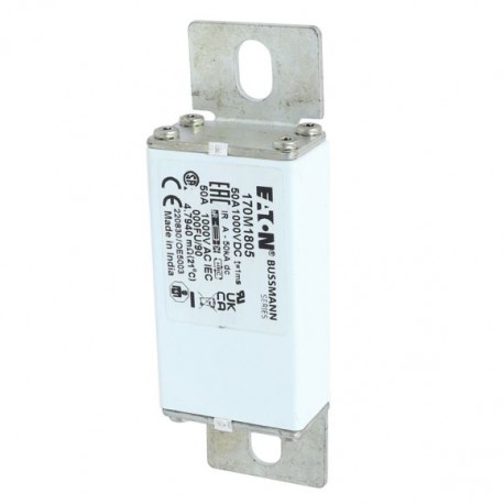 Eaton-moeller FUSE 50A 1000V DC 000FU/90 AR UR EATON ELECTRIC Fuse-link, high speed, 800 A, AC 2000 V, size 3, 99..