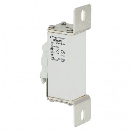 Eaton-moeller FUSE 63A 1200VDC 1C/A116 SST AR EATON ELECTRIC Fuse-link, high speed, 63 A, DC 1200 V, compact size..