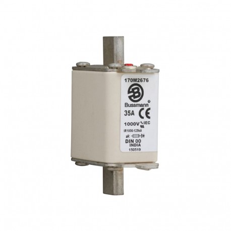 Eaton-moeller FUSE 35A 1000V DIN 00 AR EATON ELECTRIC Fuse-link, high speed, 25 A, AC 1000 V, DIN 00, aR, DIN, IE..