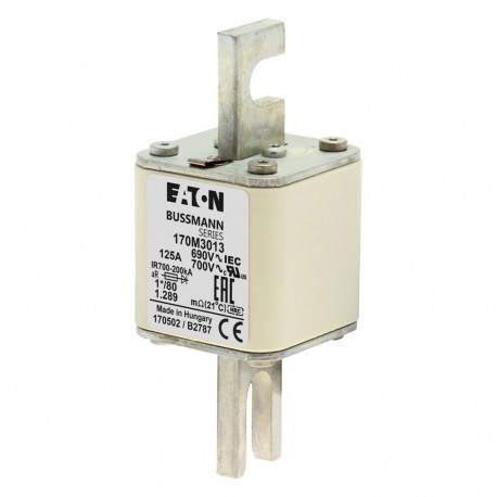 Eaton-moeller FUSE 125A 690V 1*/80 AR UC EATON ELECTRIC Fuse-link, high speed, 125 A, AC 690 V, compact DIN 1, 45..