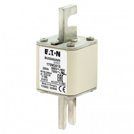 Eaton-moeller FUSE 200A 690V 1*/80 AR UC EATON ELECTRIC Fuse-link, high speed, 200 A, AC 690 V, compact DIN 1, 45..