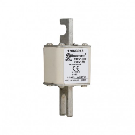 Eaton-moeller FUSE 350A 690V 1*/80 AR UC EATON ELECTRIC Fuse-link, high speed, 350 A, AC 690 V, compact DIN 1, 45..