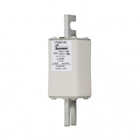 Eaton-moeller FUSE 125A 1250V 1*/110 AR CU EATON ELECTRIC Fuse-link, high speed, 125 A, AC 1250 V, compact size 1..
