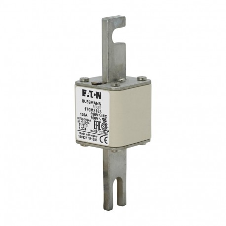 Eaton-moeller FUSE 125A 690V 1*/110 AR UC EATON ELECTRIC Fuse-link, high speed, 125 A, AC 690 V, compact size 1, ..