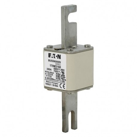 Eaton-moeller FUSE 350A 690V 1*/110 AR UC EATON ELECTRIC Fuse-link, high speed, 350 A, AC 690 V, compact size 1, ..