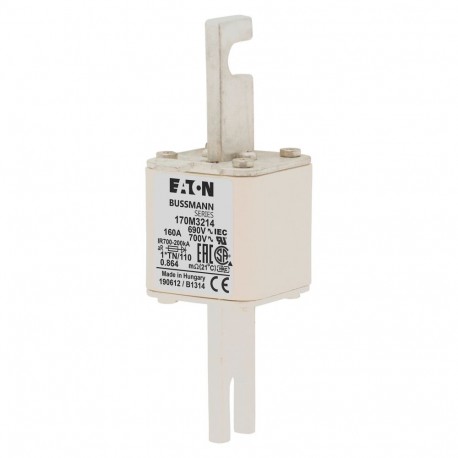 Eaton-moeller FUSE 160A 690V 1*TN/110 AR UC EATON ELECTRIC Fuse-link, high speed, 160 A, AC 690 V, compact DIN 1,..