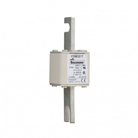 Eaton-moeller FUSE 315A 690V 1*TN/110 AR UC EATON ELECTRIC Fuse-link, high speed, 315 A, AC 690 V, compact DIN 1,..