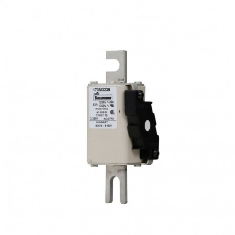 Eaton-moeller FUSE 63A 1250V 1*KN/110 AR CU EATON ELECTRIC Fuse-link, high speed, 63 A, AC 1250 V, compact size 1..