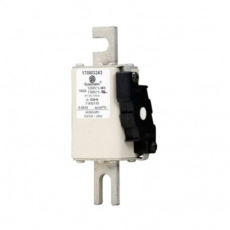 Eaton-moeller FUSE 160A 1250V 1*KN/110 AR CU EATON ELECTRIC Fuse-link, high speed, 160 A, AC 1250 V, compact size..