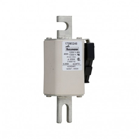 Eaton-moeller FUSE 400A 1250V 1*KN/110 AR CU EATON ELECTRIC Fuse-link, high speed, 400 A, AC 1250 V, compact size..