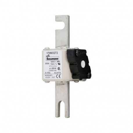 Eaton-moeller FUSE 550A 690V 1*KN/110 AR UC EATON ELECTRIC Fuse-link, high speed, 550 A, AC 690 V, compact DIN 1,..