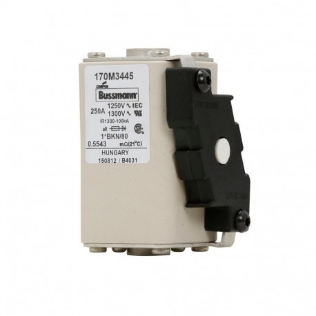 Eaton-moeller FUSE 250A 1250V 1*BKN/80 AR CU EATON ELECTRIC Fuse-link, high speed, 250 A, AC 1250 V, compact size..