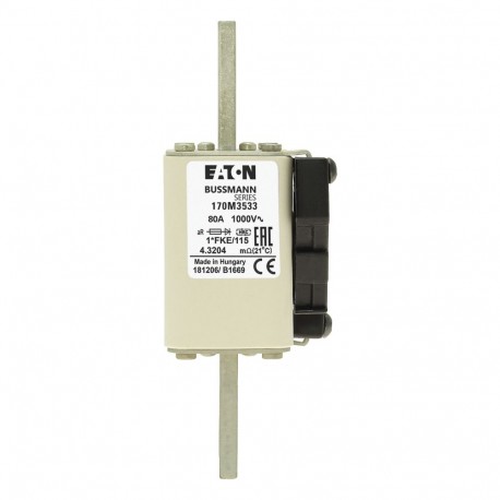 Eaton-moeller FUSE 160A 1000V 1*FKE/115 AR EATON ELECTRIC Fuse-link, high speed, 160 A, AC 1000 V, compact size 1..