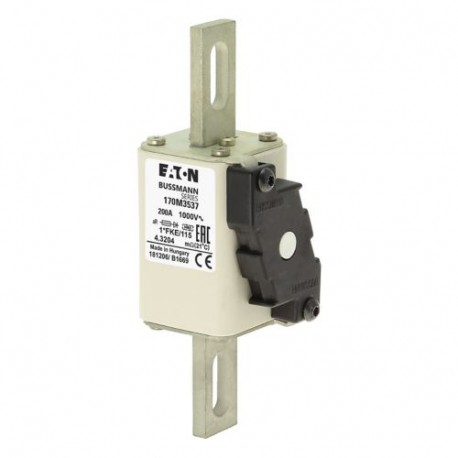 Eaton-moeller FUSE 200A 1000V 1*FKE/115 AR EATON ELECTRIC Fuse-link, high speed, 200 A, AC 1000 V, compact size 1..