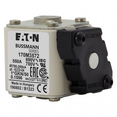 Eaton-moeller FUSE 550A 690V 1*GKN/50 AR UC EATON ELECTRIC FUSE 550A 690V 1*GKN/50 AR UC