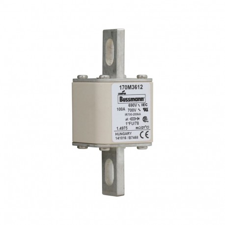 Eaton-moeller FUSE 100A 690V 1*FU/78 AR UC EATON ELECTRIC Fuse-link, high speed, 100 A, AC 690 V, compact size 1,..