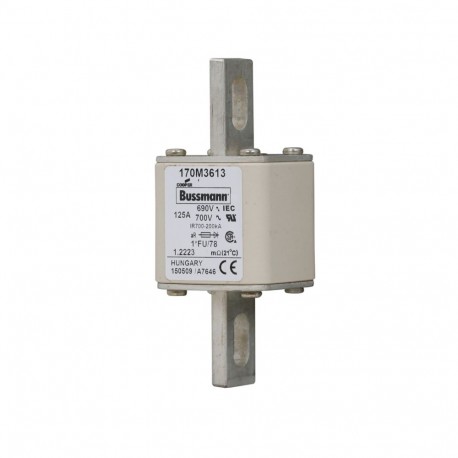 Eaton-moeller FUSE 125A 690V 1 FU 78 AR UC EATON ELECTRIC Fuse-link, high speed, 125 A, AC 690 V, compact size 1,..