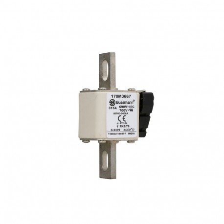 Eaton-moeller FUSE 315A 690V 1*FKE/78 AR UC EATON ELECTRIC Fuse-link, high speed, 315 A, AC 690 V, compact size 1..