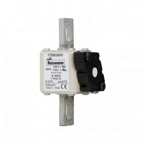 Eaton-moeller FUSE 400A 690V 1*FKE/78 AR UC EATON ELECTRIC Fuse-link, high speed, 400 A, AC 690 V, compact size 1..