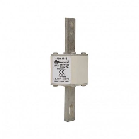 Eaton-moeller FUSE 250A 690V 1*FU/115 AR UC EATON ELECTRIC Fuse-link, high speed, 250 A, AC 690 V, compact size 1..