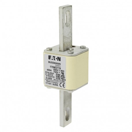 Eaton-moeller FUSE 400A 690V 1*FU/115 AR UC EATON ELECTRIC Fuse-link, high speed, 400 A, AC 690 V, compact size 1..