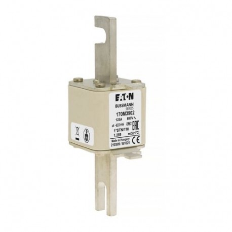 Eaton-moeller FUSE 125A 690V 1*STN/110 AR EATON ELECTRIC Fuse-link, high speed, 125 A, AC 690 V, compact size 1, ..