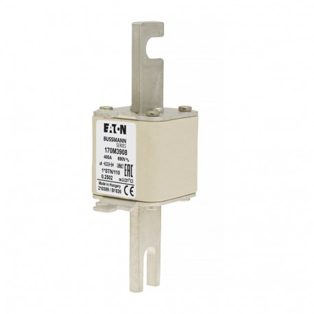 Eaton-moeller FUSE 400A 690V 1*STN/110 AR EATON ELECTRIC Fuse-link, high speed, 400 A, AC 690 V, compact size 1, ..
