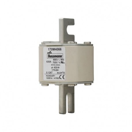 Eaton-moeller FUSE 630A 690V 1TN/80 AR UC EATON ELECTRIC Fuse-link, high speed, 630 A, AC 690 V, DIN 1, 53 x 66 x..