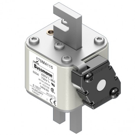 Eaton-moeller FUSE 550A 690V 1KN/80 AR EATON ELECTRIC Fuse-link, high speed, 550 A, AC 690 V, size 1, 50 x 78 x 1..