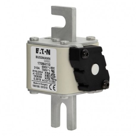 Eaton-moeller FUSE 315A 690V 1KN/80 AR UC EATON ELECTRIC Fuse-link, high speed, 315 A, AC 690 V, DIN 1, 53 x 69 x..