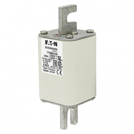 Eaton-moeller FUSE 250A 1250V 1/110 AR CU EATON ELECTRIC Fuse-link, high speed, 250 A, AC 1250 V, size 1, 53 x 66..