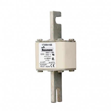 Eaton-moeller FUSE 630A 690V 1/110 AR UC EATON ELECTRIC Fuse-link, high speed, 630 A, AC 690 V, DIN 1, 53 x 66 x ..