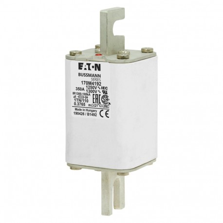 Eaton-moeller FUSE 350A 1250V 1TN/110 AR CU EATON ELECTRIC Fuse-link, high speed, 350 A, AC 1250 V, size 1, 53 x ..