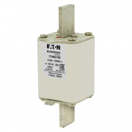 Eaton-moeller FUSE 315A 1250V 1SHT AR EATON ELECTRIC Fuse-link, high speed, 315 A, AC 1250 V, compact size 1, 45 ..