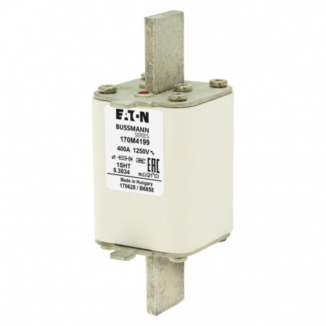 Eaton-moeller FUSE 400A 1250V 1SHT AR EATON ELECTRIC Fuse-link, high speed, 400 A, AC 1250 V, compact size 1, 45 ..