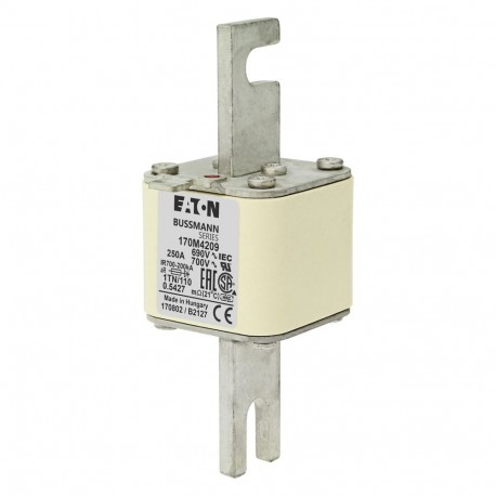 Eaton-moeller FUSE 250A 690V 1TN/110 AR UC EATON ELECTRIC Fuse-link, high speed, 250 A, AC 690 V, DIN 1, 53 x 66 ..