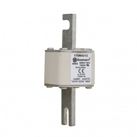 Eaton-moeller FUSE 400A 690V 1TN/110 AR UC EATON ELECTRIC Fuse-link, high speed, 400 A, AC 690 V, DIN 1, 53 x 66 ..