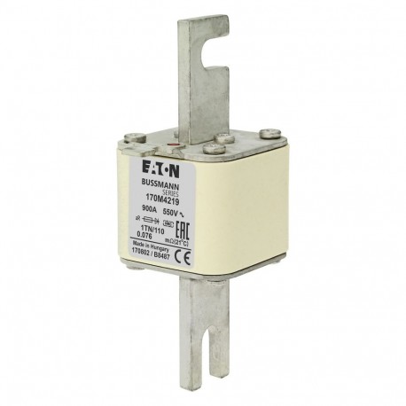 Eaton-moeller FUSE 900A 550V 1TN/110 AR EATON ELECTRIC Fuse-link, high speed, 900 A, AC 690 V, DIN 1, 53 x 66 x 1..