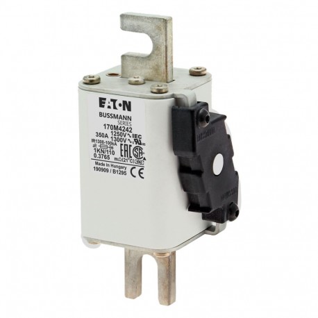 Eaton-moeller FUSE 350A 1250V 1KN/110 AR CU EATON ELECTRIC Fuse-link, high speed, 350 A, AC 1250 V, size 1, 53 x ..