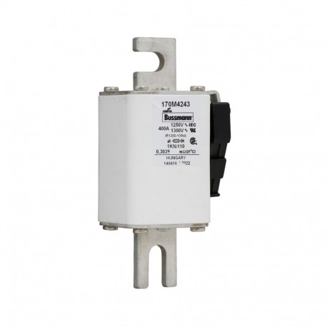 Eaton-moeller FUSE 400A 1250V 1KN/110 AR CU EATON ELECTRIC Fuse-link, high speed, 400 A, AC 1250 V, size 1, 53 x ..