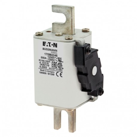 Eaton-moeller FUSE 550A 1250V 1KN/110 AR CU EATON ELECTRIC Fuse-link, high speed, 550 A, AC 1250 V, size 1, 53 x ..
