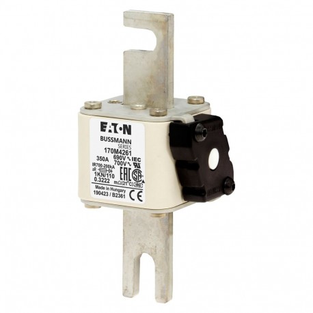 Eaton-moeller FUSE 350A 690V 1KN/110 AR UC EATON ELECTRIC Fuse-link, high speed, 350 A, AC 690 V, DIN 1, 53 x 69 ..