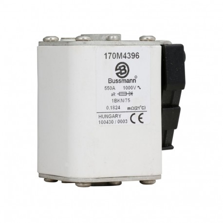 Eaton-moeller FUSE 550A 1000V 1BKN/75 AR EATON ELECTRIC Fuse-link, high speed, 550 A, AC 1000 V, size 1, 53 x 69 ..