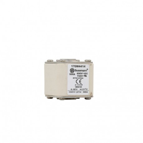 Eaton-moeller FUSE 500A 690V 1BN/50 AR UC EATON ELECTRIC Fuse-link, high speed, 500 A, AC 690 V, size 1, 53 x 69 ..