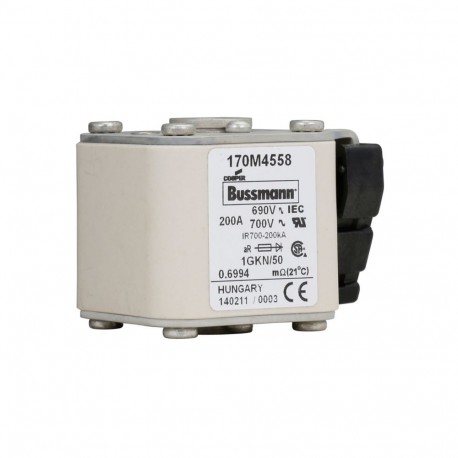 Eaton-moeller FUSE 200A 690V 1GKN/50 AR UC EATON ELECTRIC Fuse-link, high speed, 200 A, AC 690 V, size 1, 53 x 69..
