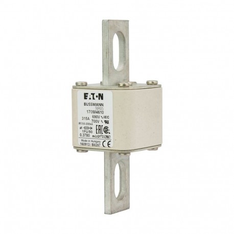 Eaton-moeller FUSE 315A 690V 1FU/90 AR UC EATON ELECTRIC Fuse-link, high speed, 315 A, AC 690 V, size 1, 53 x 69 ..