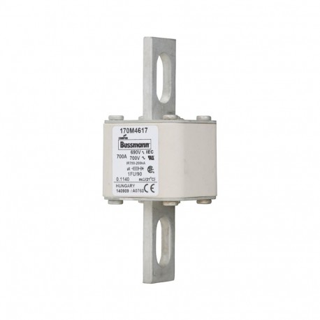 Eaton-moeller FUSE 700A 690V 1FU/90 AR UC EATON ELECTRIC Fuse-link, high speed, 700 A, AC 690 V, size 1, 53 x 69 ..