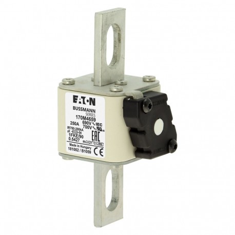 Eaton-moeller FUSE 250A 690V 1FKE/90 AR UC EATON ELECTRIC Fuse-link, high speed, 250 A, AC 690 V, size 1, 53 x 69..